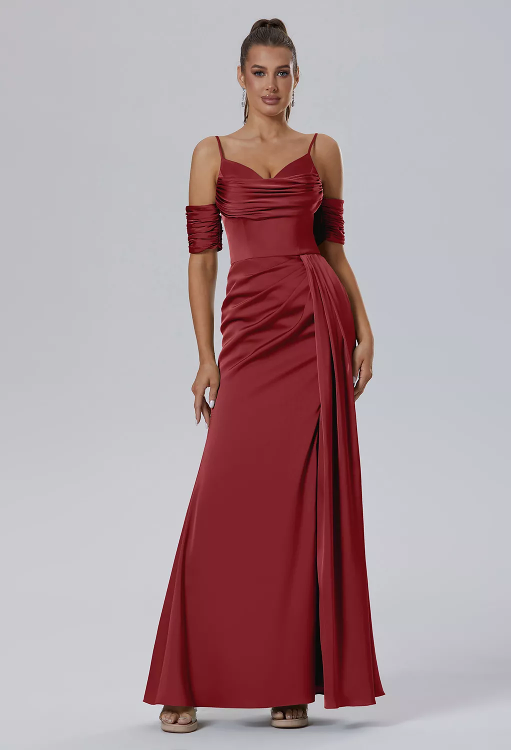 AW Seraphina Burgundy  Convertibile Convertible Bridesmaid Dresses